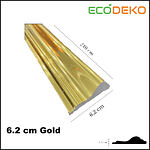 Wall Profile Gold 6.2cm