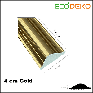 Wall Profile Gold 4cm