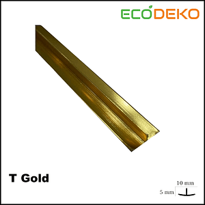 Wall Profile Gold T